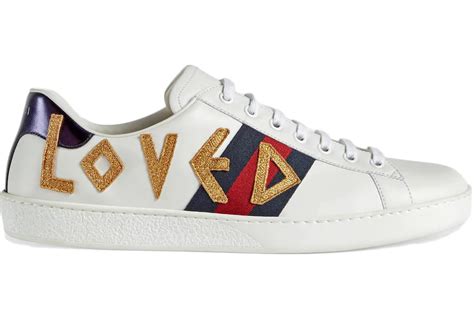 love gucci shoes|gucci ace love stockx.